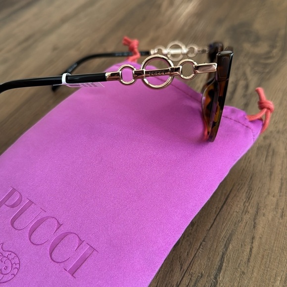 Emilio Pucci Tortoise Shell Sunglasses